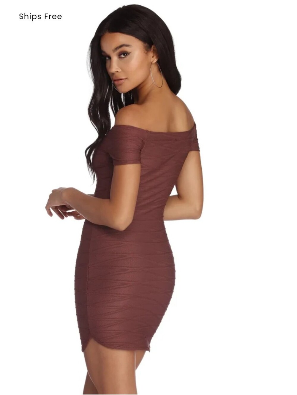 Windsor "Eyes On Me" Bodycon Mini Dress